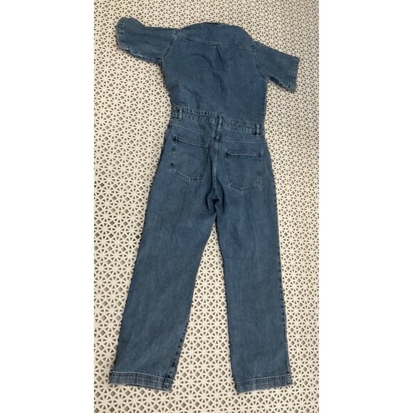 DL1961 Hannah Denim Jumpsuit in Blue Medium Womens Jeans Denim Outfit - Picture 6 of 16